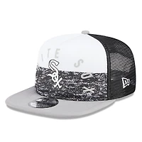 New Era Gray Chicago Sox Team Foam Front A-Frame Trucker 9FIFTY Snapback Hat