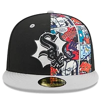New Era Gray Chicago White Sox 2025 MLB Diamond Hero Edition 59FIFTY Fitted Hat