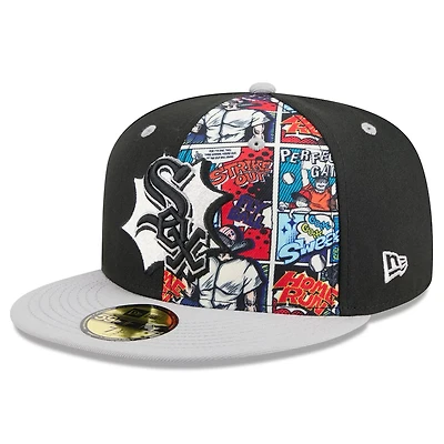 New Era Gray Chicago White Sox 2025 MLB Diamond Hero Edition 59FIFTY Fitted Hat