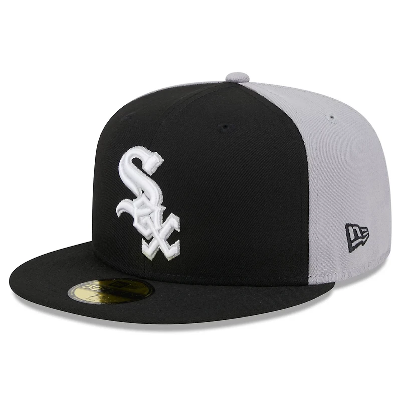 New Era /Gray Chicago White Sox Gameday Sideswipe 59FIFTY Fitted Hat