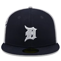 New Era Gray Detroit Tigers Gameday Sideswipe 59FIFTY Fitted Hat