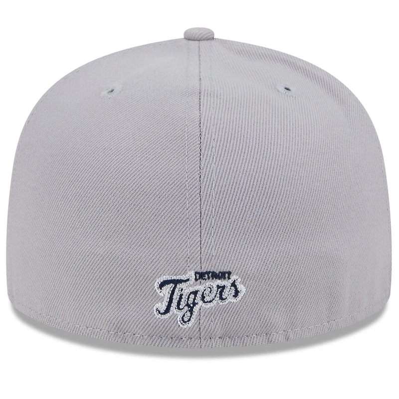 New Era Gray Detroit Tigers Gameday Sideswipe 59FIFTY Fitted Hat