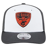 New Era Gray FC Dallas 2025 Jersey Hook 9SEVENTY Stretch-Snap Hat