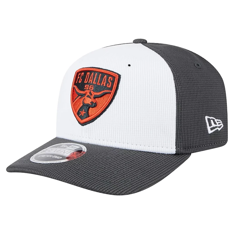 New Era Gray FC Dallas 2025 Jersey Hook 9SEVENTY Stretch-Snap Hat