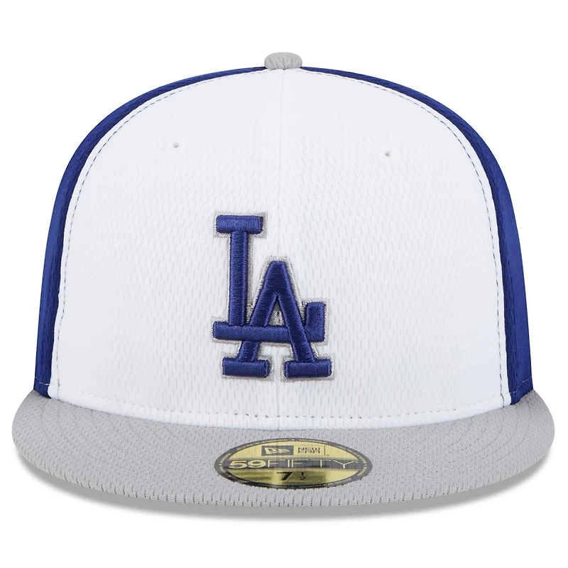 New Era Gray Los Angeles Dodgers 2025 MLB Clubhouse 59FIFTY Fitted Hat