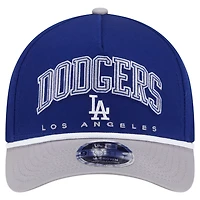 New Era Gray Los Angeles Dodgers Arch 9FORTY A-Frame M-Crown Adjustable Hat