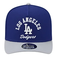 New Era Gray Los Angeles Dodgers Arched A-Frame 9FIFTY Adjustable Hat