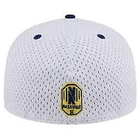 New Era Gray Nashville SC Throwback Mesh 59FIFTY Fitted Hat