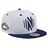 New Era Gray Nashville SC Throwback Mesh 59FIFTY Fitted Hat