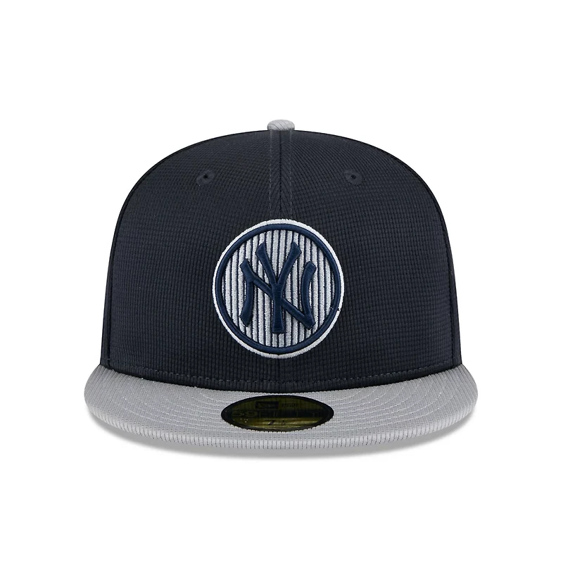 New Era Gray New York Yankees 2025 Batting Practice 59FIFTY Fitted Hat