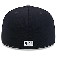 New Era Gray New York Yankees 2025 MLB Clubhouse 59FIFTY Fitted Hat