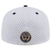 New Era Gray Philadelphia Union Throwback Mesh 59FIFTY Fitted Hat