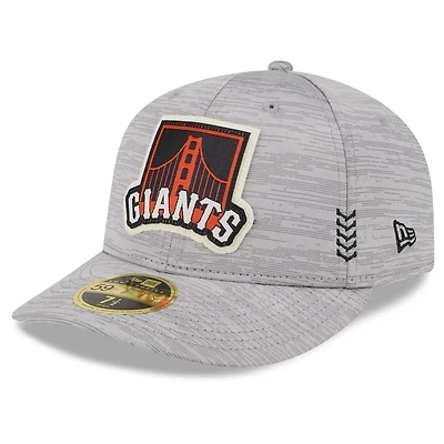 New Era Gray San Francisco Giants 2024 Clubhouse Low Profile 59FIFTY Fitted Hat