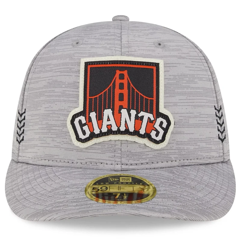 New Era Gray San Francisco Giants 2024 Clubhouse Low Profile 59FIFTY Fitted Hat