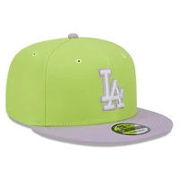 New Era /Purple Los Angeles Dodgers Spring Basic Two-Tone 9FIFTY Snapback Hat