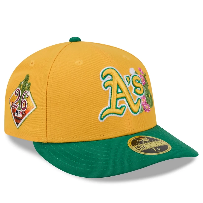New Era Green Athletics 2026 Spring Training Low Profile 59FIFTY Fitted Hat