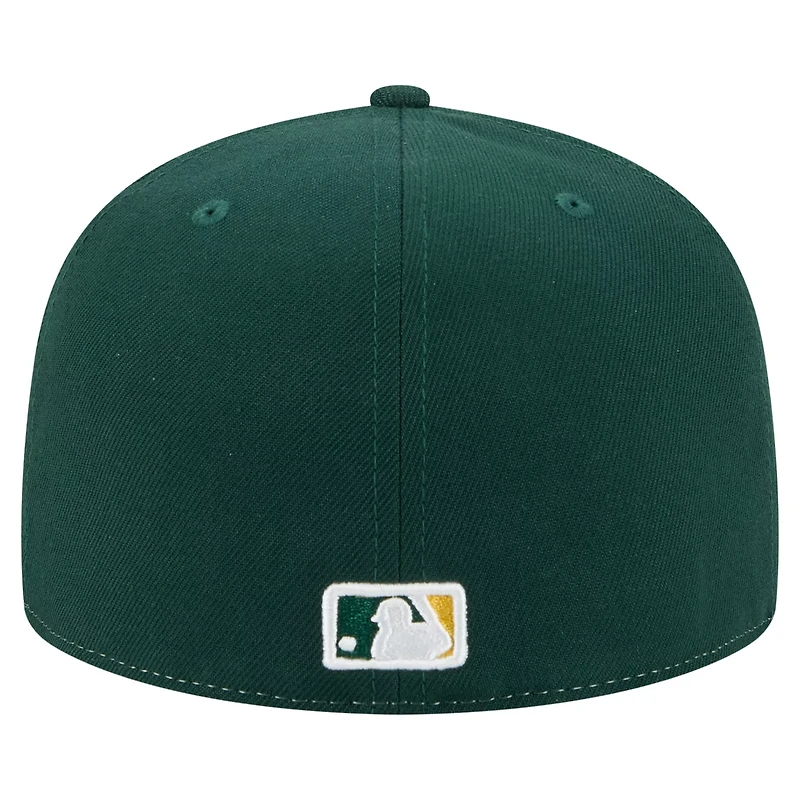 New Era Green Athletics Repeat 59FIFTY Fitted Hat