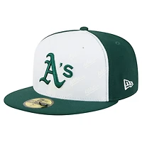 New Era Green Athletics Repeat 59FIFTY Fitted Hat