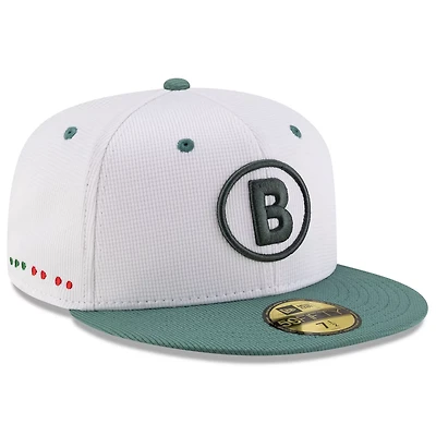 New Era Green Boston Red Sox 2025 City Connect Batting Practice 59FIFTY Fitted Hat