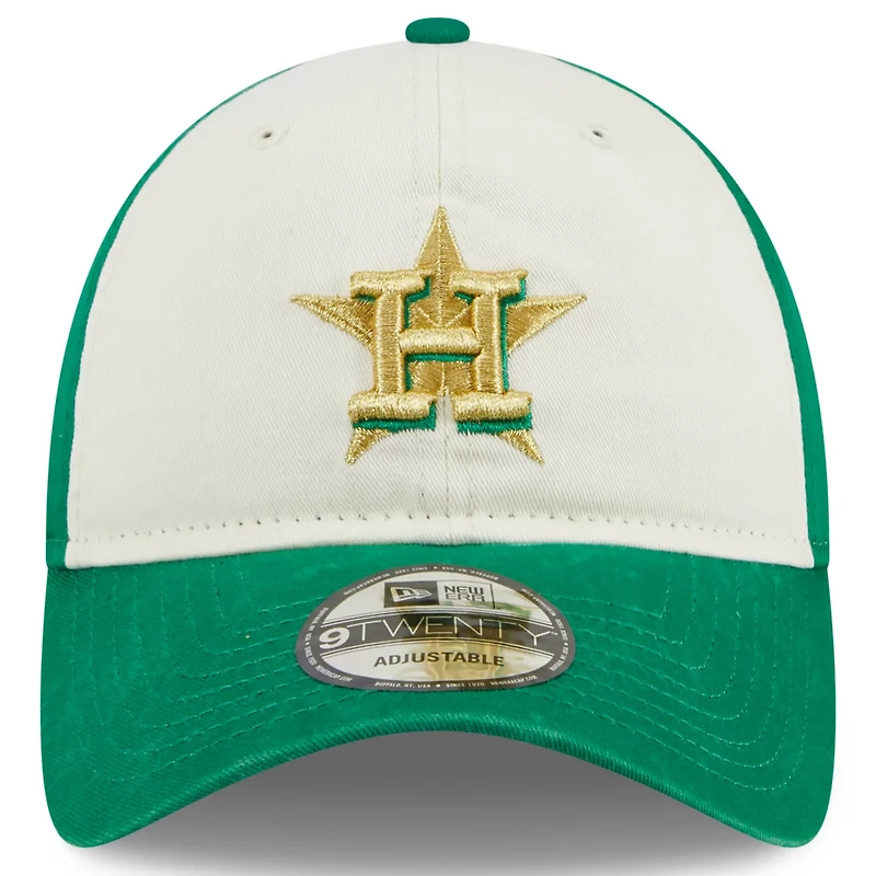 New Era Green Houston Astros 2024 St Patrick's Day 9TWENTY Adjustable Hat