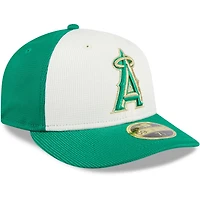 New Era /Green Los Angeles Angels 2024 St Patrick's Day Low Profile 59FIFTY Fitted Hat