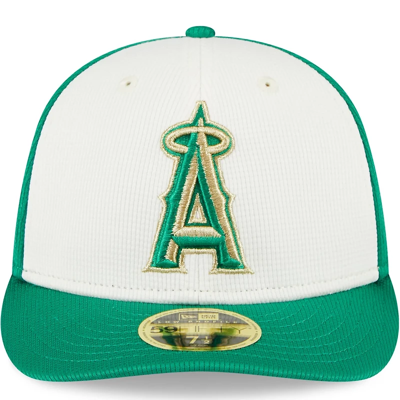 New Era /Green Los Angeles Angels 2024 St Patrick's Day Low Profile 59FIFTY Fitted Hat