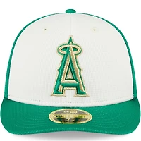 New Era /Green Los Angeles Angels 2024 St Patrick's Day Low Profile 59FIFTY Fitted Hat