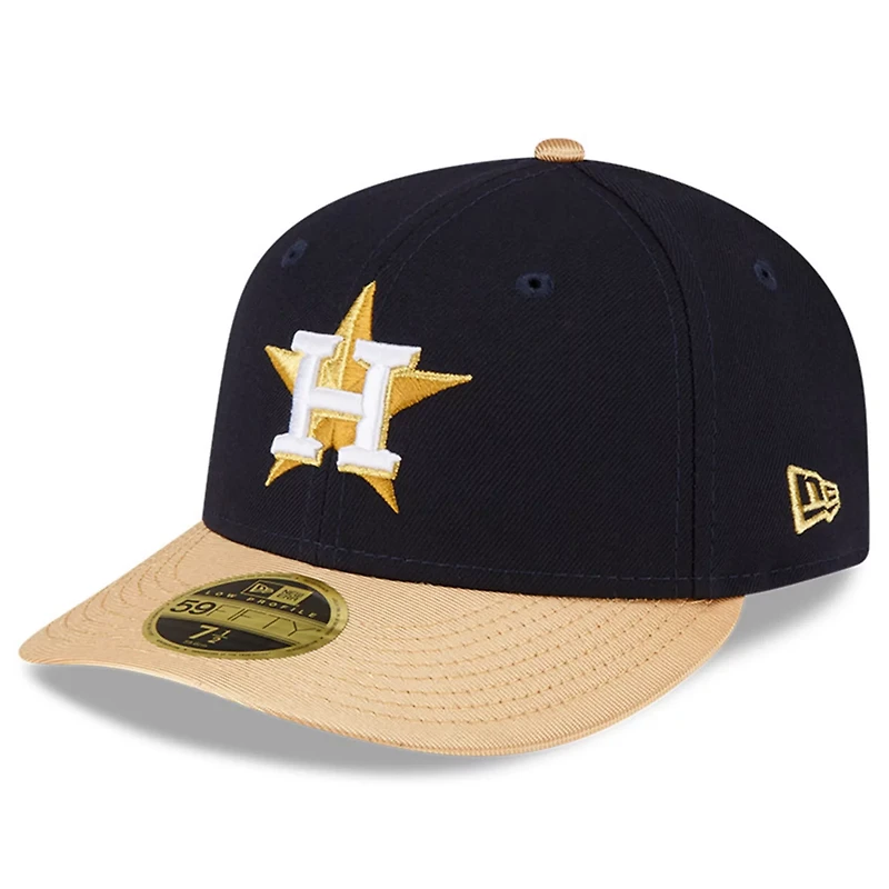 New Era Houston Astros 2023 Gold Collection Low Profile 59FIFTY Fitted Hat