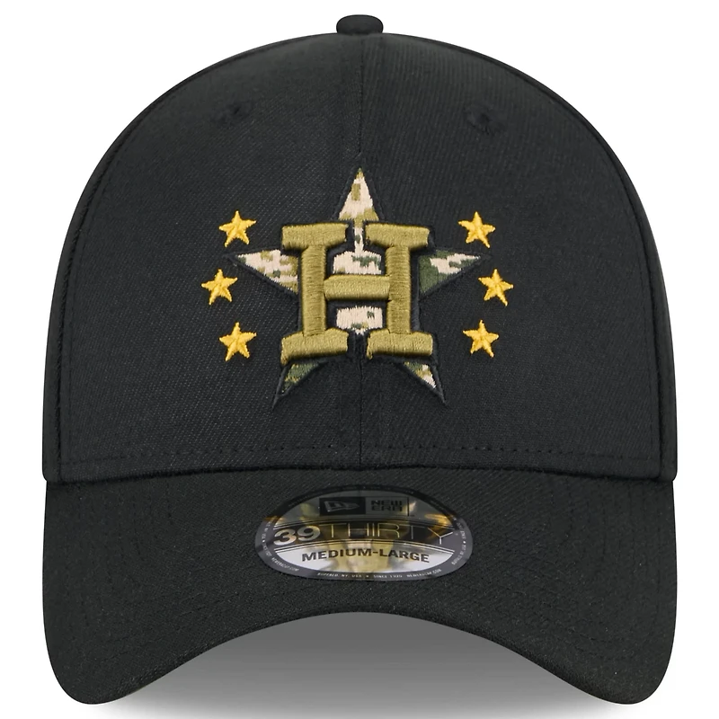 New Era Houston Astros 2024 Armed Forces Day 39THIRTY Flex Hat