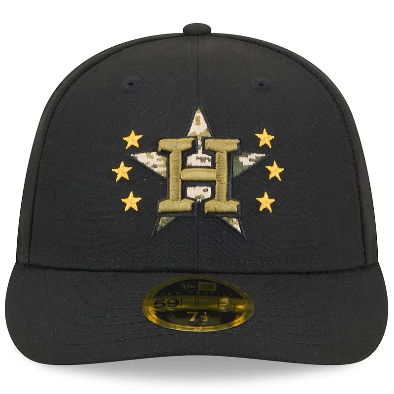 New Era Houston Astros 2024 Armed Forces Day Low Profile 59FIFTY Fitted Hat