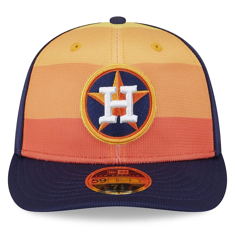 New Era Houston Astros 2024 Batting Practice Low Profile 59FIFTY Fitted Hat