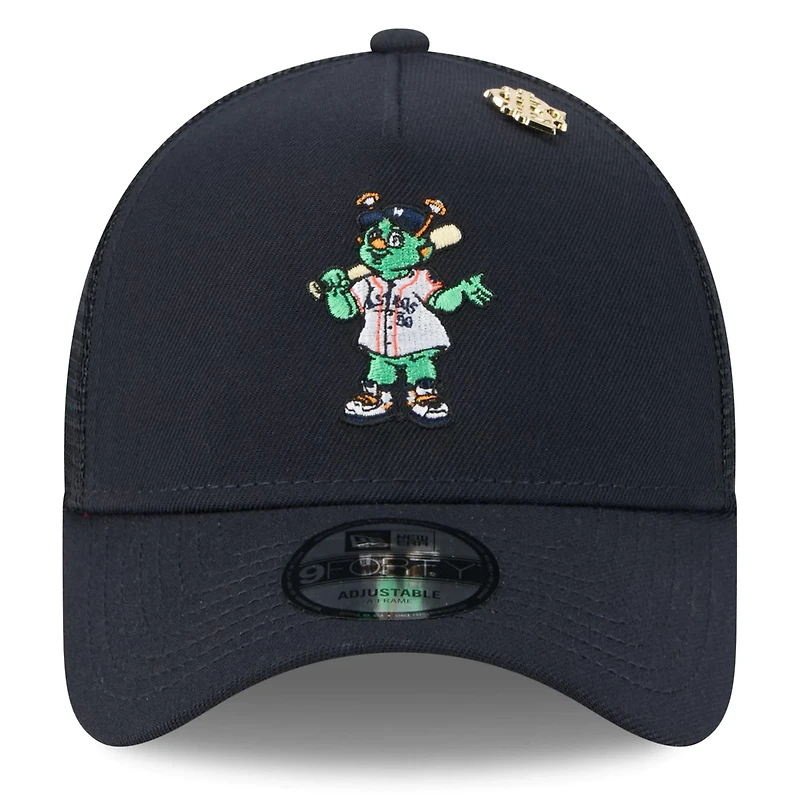 New Era Houston Astros 2025 Big League Chew A-Frame 9FORTY Adjustable Trucker Hat