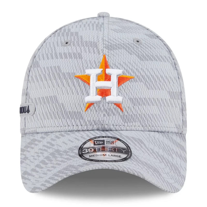 New Era Houston Astros 2025 MLB Clubhouse 39THIRTY Flex Hat
