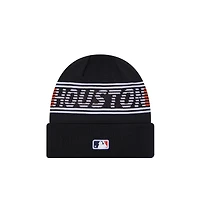 New Era Houston Astros Authentic Collection Cuffed Knit Hat