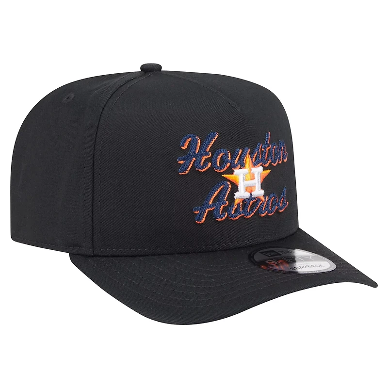 New Era Houston Astros Chainstitch 9FIFTY A-Frame Snapback Hat