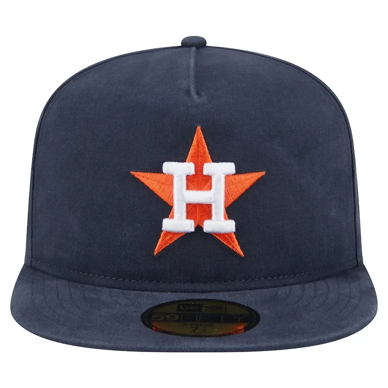 New Era Houston Astros Championship Side Flag A-Frame 59FIFTY Fitted Hat