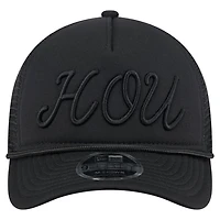New Era Houston Astros City Initial 9FORTY A-Frame M-Crown Adjustable Trucker Hat