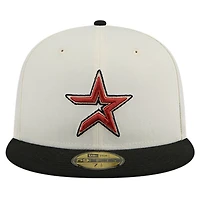 New Era Houston Astros Cooperstown Collection Chrome 59FIFTY Fitted Hat