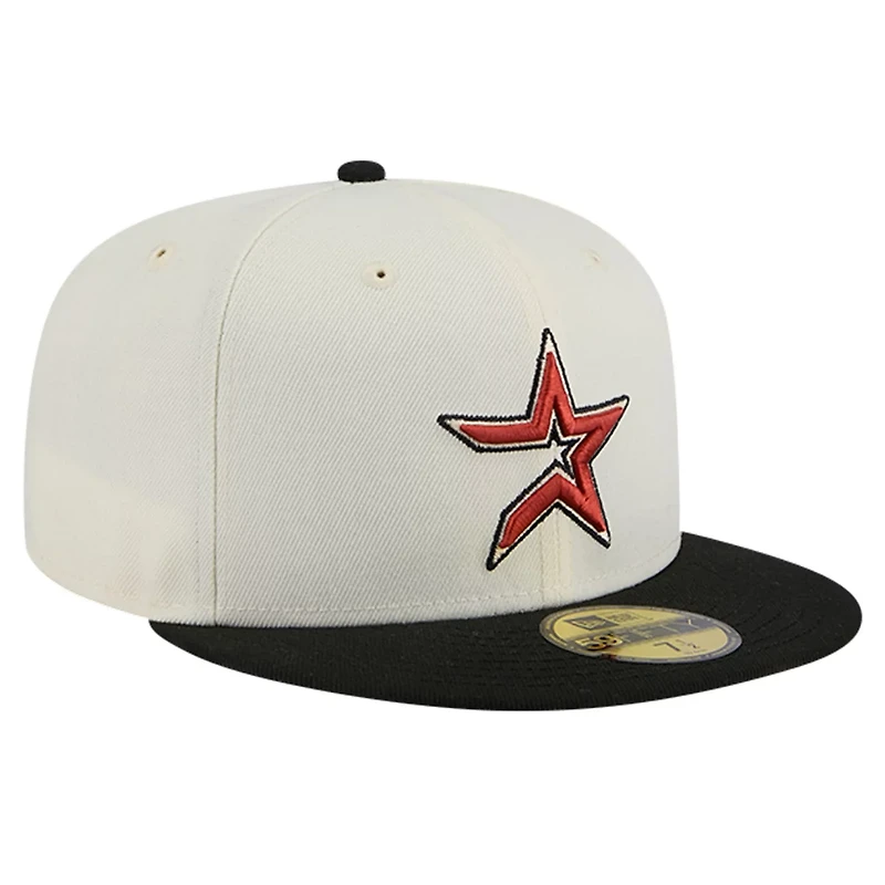 New Era Houston Astros Cooperstown Collection Chrome 59FIFTY Fitted Hat