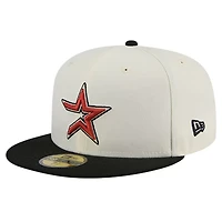 New Era Houston Astros Cooperstown Collection Chrome 59FIFTY Fitted Hat