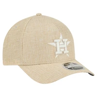 New Era Houston Astros Cotton Weave M-Crown A-Frame 9FORTY Adjustable Hat