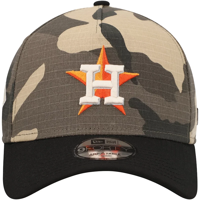 New Era Houston Astros Crown A-Frame 9FORTY Adjustable Hat