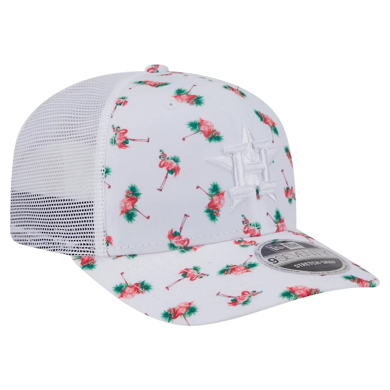 New Era Houston Astros Flamingo Mesh Back 9SEVENTY Stretch-Snap Hat