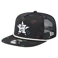 New Era Houston Astros Gummy Golfer Trucker Adjustable Hat