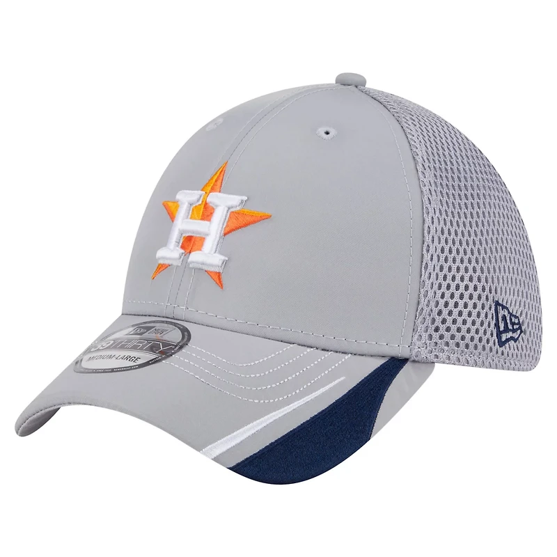 New Era Houston Astros Linear 39THIRTY Flex-Fit Hat