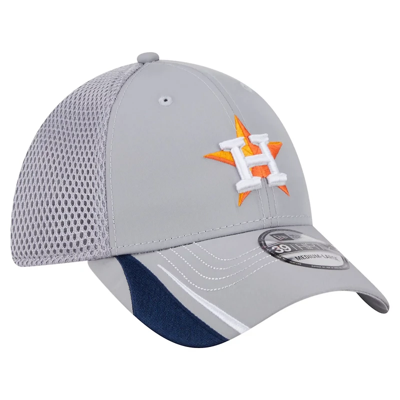 New Era Houston Astros Linear 39THIRTY Flex-Fit Hat