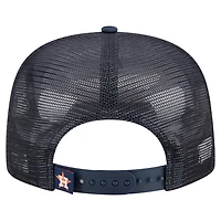 New Era Houston Astros Retro Satin Script Golfer Adjustable Hat