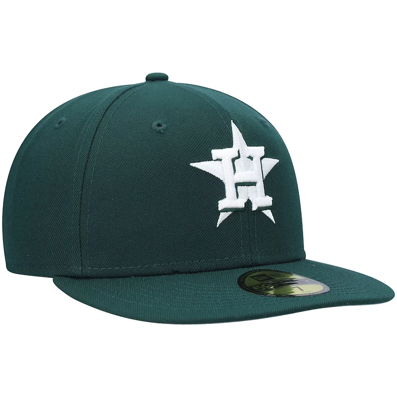 New Era Houston Astros White Logo 59FIFTY Fitted Hat