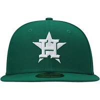 New Era Houston Astros White Logo 59FIFTY Fitted Hat