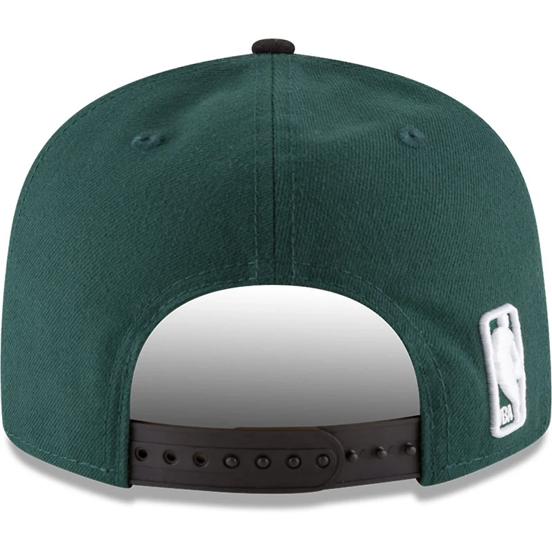 New Era Hunter Black Milwaukee Bucks 2-Tone 9FIFTY Adjustable Snapback Hat